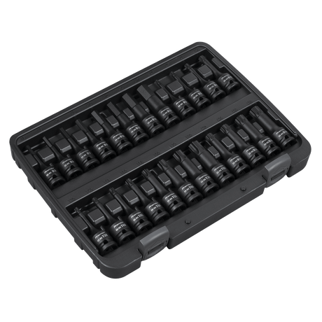 Premier AK56000 24pc 1/2"Sq Drive Hex/TRX - Star*/Spline Impact Socket Bit Set - AK56000 - Sealey Tools UK - Trade Counter Direct