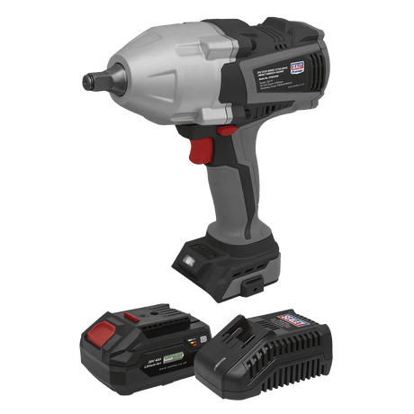 Premier CP20VXIWKIT 20V 4Ah SV20 Series Cordless Impact Wrench Kit - CP20VXIWKIT - Sealey Tools UK - Trade Counter Direct