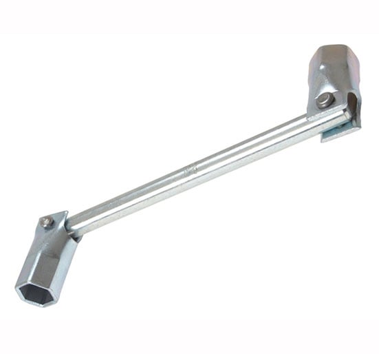 Priory 310 Double Ended Whitworth Scaffold Spanner - 7/16 in & 1/2 in - 7/16 in & 1/2 in - PRI310DE - Priory - Trade Counter Direct