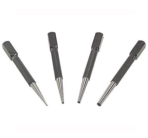 Priory 66SN4 Set of 4 Nail Punches in Wallet - Set Of 4 Nail Punc - PRI66SET4 - Stanley - Trade Counter Direct