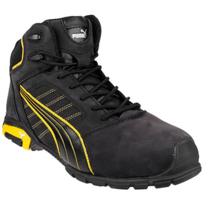 Puma Safety Amsterdam Mid Safety Boot - Black (632240) - 23090-37915-06 - Puma Safety - Trade Counter Direct