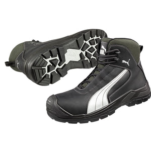 Puma Safety Cascades Mid S3 Safety Boot - Black (630210) - 23083-37905-06 - Puma Safety - Trade Counter Direct