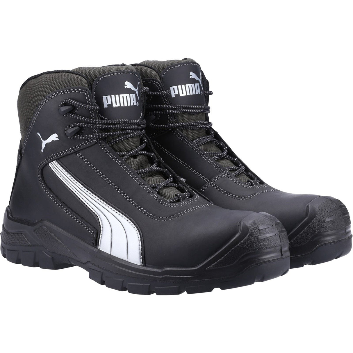 Puma Safety Cascades Mid S3 Safety Boot - Black (630210) - 23083-37905-06 - Puma Safety - Trade Counter Direct