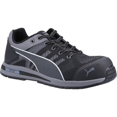 Puma Safety Elevate Knit LOW S1 Safety Trainer - Black (643160202000045) - 32824-56004-06 - Puma Safety - Trade Counter Direct