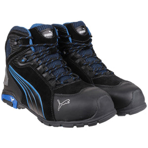 Puma Safety Rio Mid Lace - up Safety Boot - Black (632250) - 23091-37916-06 - Puma Safety - Trade Counter Direct