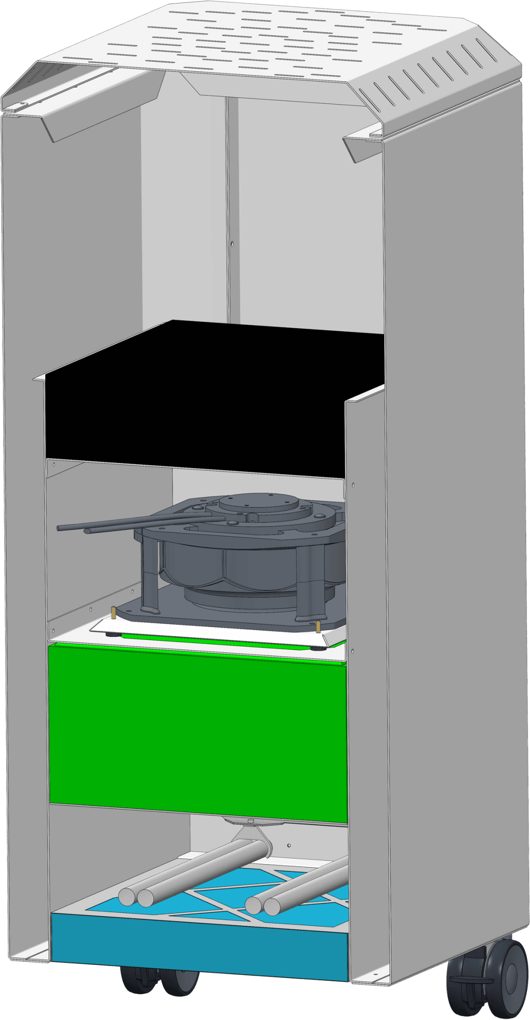 PUREAIR R150 - Commercial Air Purification Unit - 99.43% Reduction of airborne viruses - PUREAIR-CARBON - Select Products - SPI - Trade Counter Direct