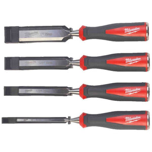 Milwaukee 4932479897 4 Piece Beveled Edge Chisel Set