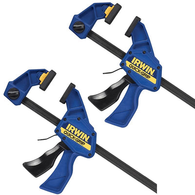 Quick - Grip Irwin Quick Change Bar Clamp - 300mm 12in Twin Pack - Q/G5122QC - Quick - Grip Irwin - Trade Counter Direct