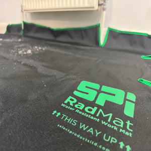 SPI RadMat - Plumbers Work Mat/Dust Sheet – Water Resistant 600D PU Coated Material - 1500mm X 800mm