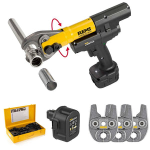 Rems 14.4 Mini Press ACC Cordless Radial Pressing tongs - M15, M22, M28 - FREE Battery - 578013-KIT - REMS Tools - Trade Counter Direct