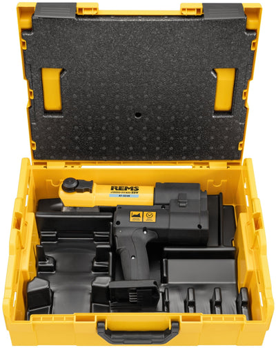 REMS Akku-Press 22V ACC Basic-Pack P L-Boxx – 576002 - 576002R22 - REMS Tools - Trade Counter Direct