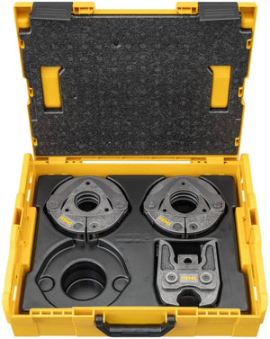 REMS Akku - Press E 22V ACC Gold 2026 Complete Press Tool Bundle (Tongs M15–35, Rings M42–54, 2x Batteries, L - Boxx, Hoodie) - 576X21 - REMS Tools - Trade Counter Direct