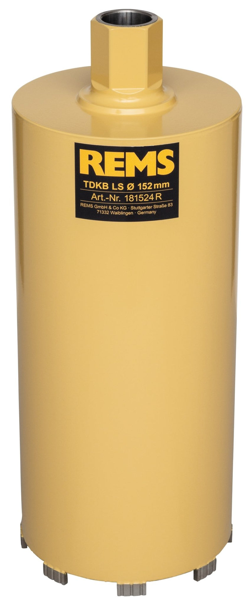 REMS Diamond core drilling crowns LS for dry drilling - 181524R - REMS Tools - Trade Counter Direct