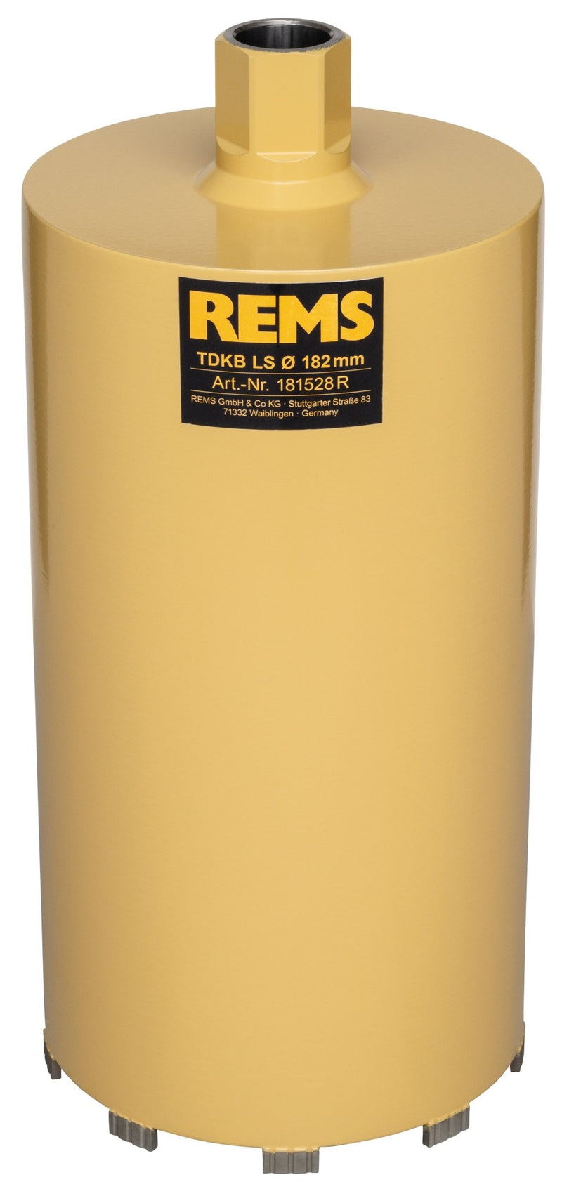 REMS Diamond core drilling crowns LS for dry drilling - 181528R - REMS Tools - Trade Counter Direct