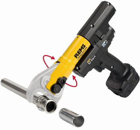 Rems Mini Press ACC Cordless Radial Pressing Machine - 578012-240V - REMS Tools - Trade Counter Direct