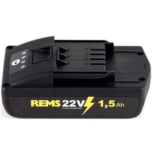 Rems Power Pack 22V, 2 X 1.5Ah Batteries with a 230V, 90W Charger - Kit - 571589 - REMS Tools - Trade Counter Direct