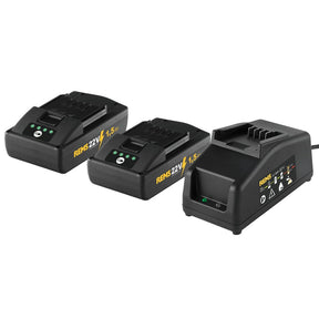 Rems Power Pack 22V, 2 X 1.5Ah Batteries with a 230V, 90W Charger - Kit - 571589 - REMS Tools - Trade Counter Direct