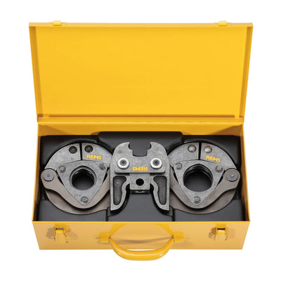 REMS pressing rings set M complete (includes M42 PR, M54 PR, Z2 adaptor and steel case) – 572060 - 572060R - REMS Tools - Trade Counter Direct