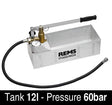 Rems Push INOX 115001 Pressure Testing Pump 60 Bar - Type - 115001 - REMS Tools - Trade Counter Direct