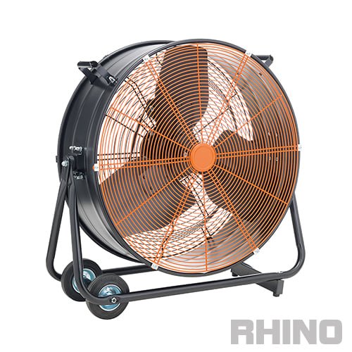 Rhino DF24 24" Drum Fan 110V 123W - H029404 - H029404 - Rhino - Trade Counter Direct