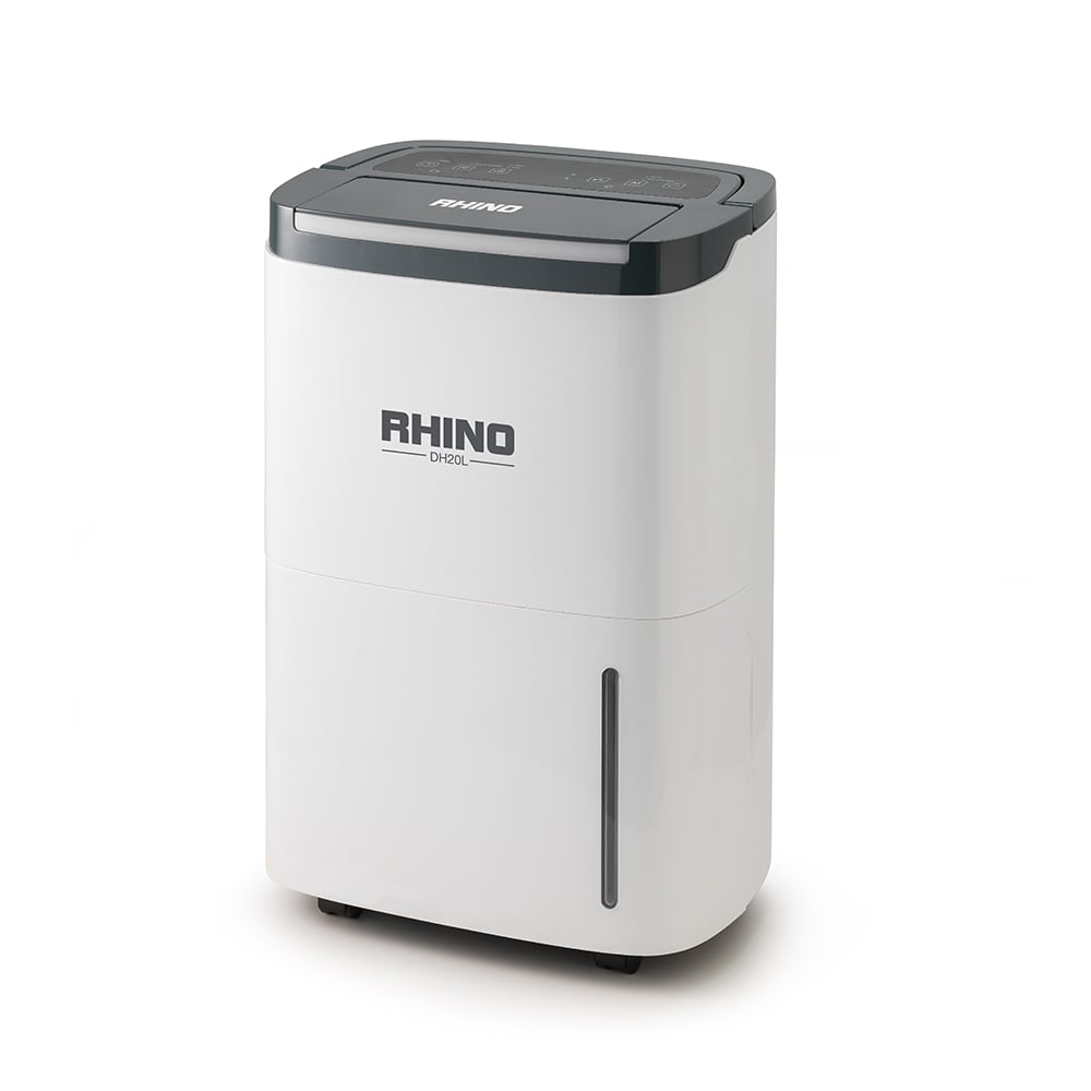 Rhino DH20L 20Ltr Domestic Dehumidifier 230V 400W - H03602 - H03602 - Rhino - Trade Counter Direct