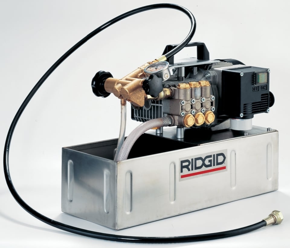 Ridgid 1460E Electric Test Pump 115V 40 Bar - 19031 - 19031 - Ridgid Tools - Trade Counter Direct