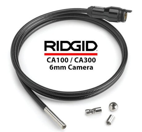 Ridgid 37098 6mm Camera Head for SeeSnake CA100 & CA300 - 6mm Camera 1m - 37098 - Ridgid Tools - Trade Counter Direct