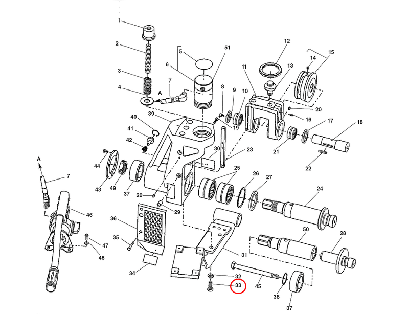 RIDGID 45500 – Mount Base Hex Screw - 45500R - 45500R - Ridgid Tools - Trade Counter Direct