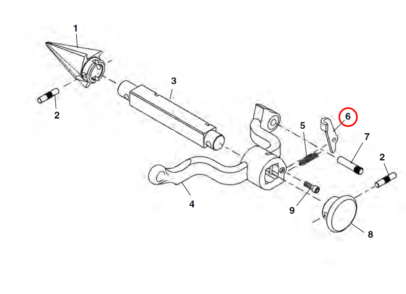 RIDGID 46665 – Reamer Locking Latch - 46665 - 46665 - Ridgid Tools - Trade Counter Direct