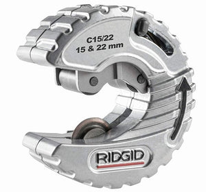 Ridgid 57018 C Style Close Quarters Copper Tubing Cutter 15 - 22mm - 57018 - 57018 - Ridgid Tools - Trade Counter Direct