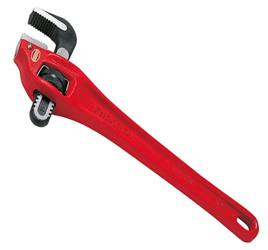 Ridgid Heavy - Duty Offset Pipe Wrench 350mm or 450mm - 89435 - Ridgid Tools - Trade Counter Direct