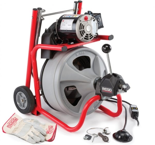 Ridgid K - 400 Drain Cleaning Machine upto 110mm - 28103 - K - 400 - 28103 - Ridgid Tools - Trade Counter Direct