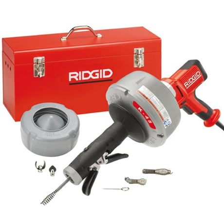Ridgid K - 45 AF - 5 Drain Cleaning Machine Kit Autofeed - 37343 - Ridgid Tools - Trade Counter Direct