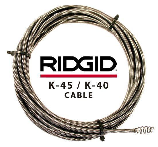 Ridgid K - 45 / K - 40 Drain Cleaning Cable 36033 - 62225 - Ridgid Tools - Trade Counter Direct