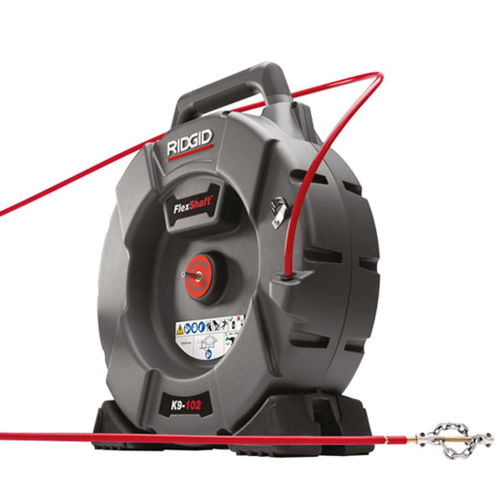 Ridgid K9-102 FlexShaft Drain Cleaning Machine - Chain Knocker - Ridgid K9-102 FlexShaft