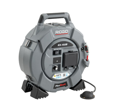 RIDGID K9-102B Battery-Powered FlexShaft Drain Cleaning Kit – 2 × 5.0Ah Batteries – 80288
