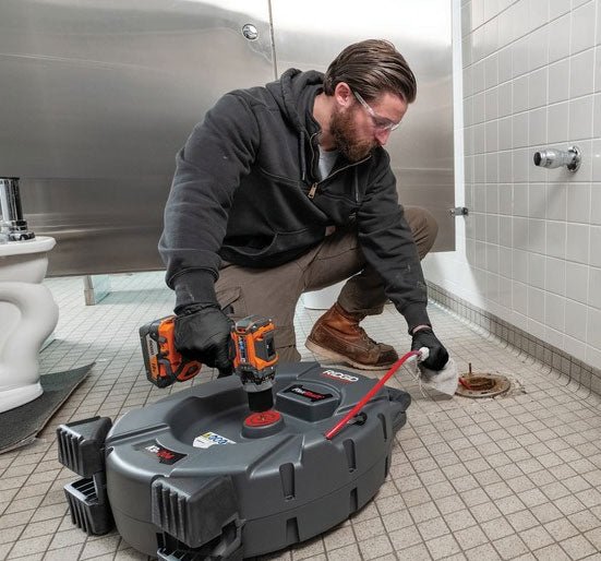 Ridgid K9 - 204 FlexShaft Drain Cleaning Machine - Chain Knocker - K9 - 204 FlexShaft - 64278 - Ridgid Tools - Trade Counter Direct