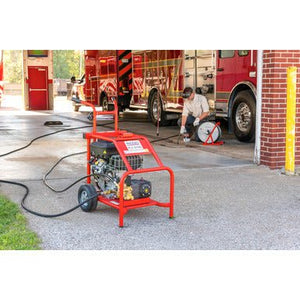 RIDGID KJ - 3100 3000 PSI Petrol Water Jetter – 5.5 GPM Drain Jetting Machine (2″–10″ Lines) - 37413 - Ridgid Tools - Trade Counter Direct