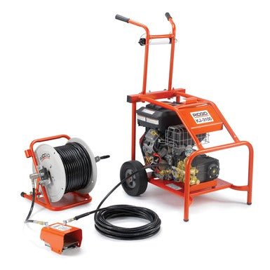 RIDGID KJ - 3100 3000 PSI Petrol Water Jetter – 5.5 GPM Drain Jetting Machine (2″–10″ Lines) - 37413 - Ridgid Tools - Trade Counter Direct