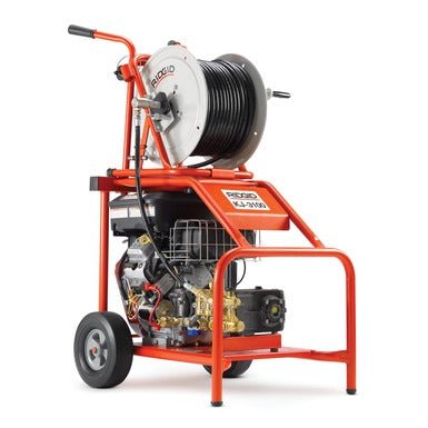 RIDGID KJ - 3100 3000 PSI Petrol Water Jetter – 5.5 GPM Drain Jetting Machine (2″–10″ Lines) - 37413 - Ridgid Tools - Trade Counter Direct