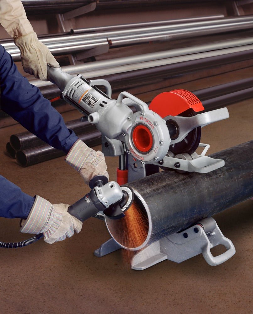 RIDGID Model 258 Power Pipe Cutter with RIDGID Model 700 Power Drive - 17881 - Ridgid Tools - Trade Counter Direct