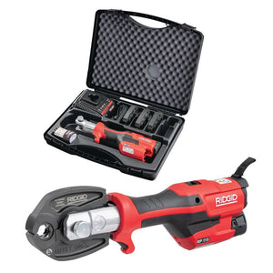 Ridgid RP 115 Micro - Press Tool Kit with M15 - 18 - 22 Jaws, 12V Battery & 230V Fast Charger - 76948 - Ridgid Tools - Trade Counter Direct