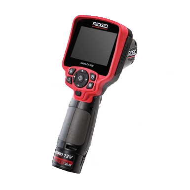 RIDGID SeeSnake® microDrain APX Inspection Camera with TruSense Technology + CA350 Monitor - 77578 - 77578 - Ridgid Tools - Trade Counter Direct