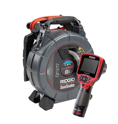 RIDGID SeeSnake® microDrain APX Inspection Camera with TruSense Technology + CA350 Monitor - 77578 - 77578 - Ridgid Tools - Trade Counter Direct