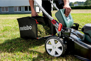 RM36 - 18LTXBL46 Twin 18V Brushless Lawn Mower Bare Unit - RM36-18LTXBL46 - Metabo Power Tools UK - Trade Counter Direct