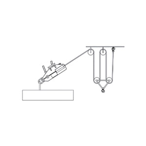 Robur Manual Rope Winch - 8148 0,8X20M - WEB-081480008 - Robur - Trade Counter Direct