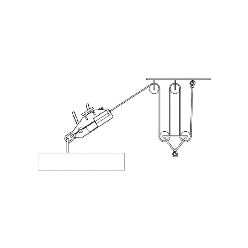 Robur Manual Rope Winch - 8148 0,8X20M - WEB-081480008 - Robur - Trade Counter Direct