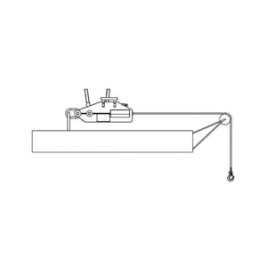 Robur Manual Rope Winch - 8148 0,8X20M - WEB-081480008 - Robur - Trade Counter Direct