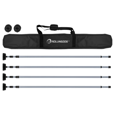 ROLLINGDOG Dust Barrier Poles, 1.4-3.3m (7 Piece) - DR-09666 - Rollingdog - Trade Counter Direct
