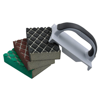 ROLLINGDOG Sanding Sponge Set (4 Piece) - DR-09652 - Rollingdog - Trade Counter Direct
